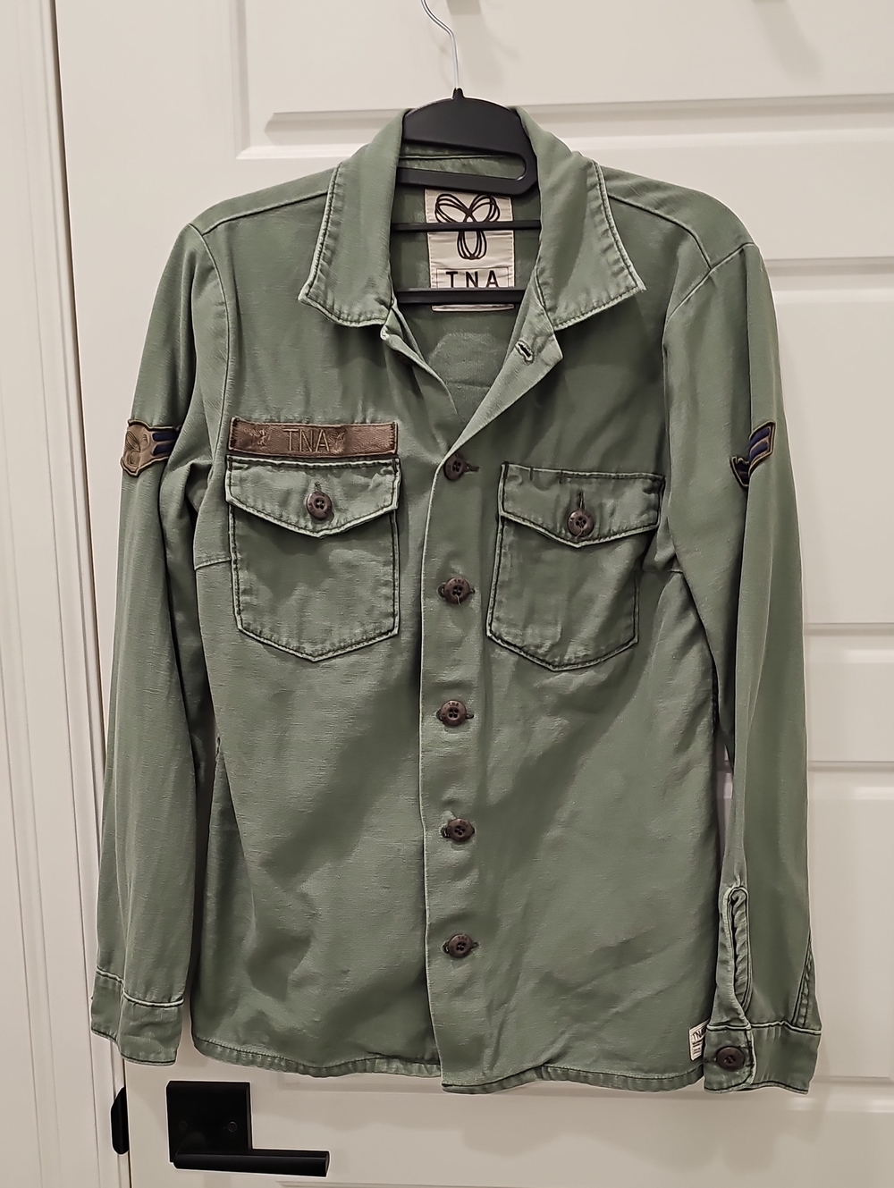 TNA Military Jacket Utility Green- Small